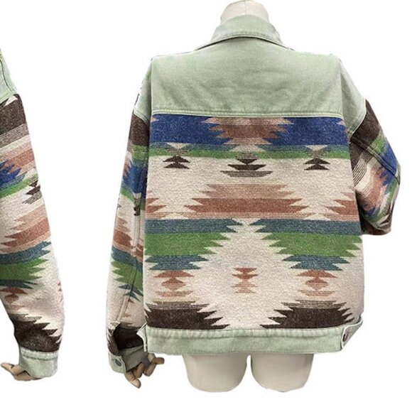 THE KARIANA LADIES AZTEC PRINT  JEAN SHACKET - Picture 4 of 9
